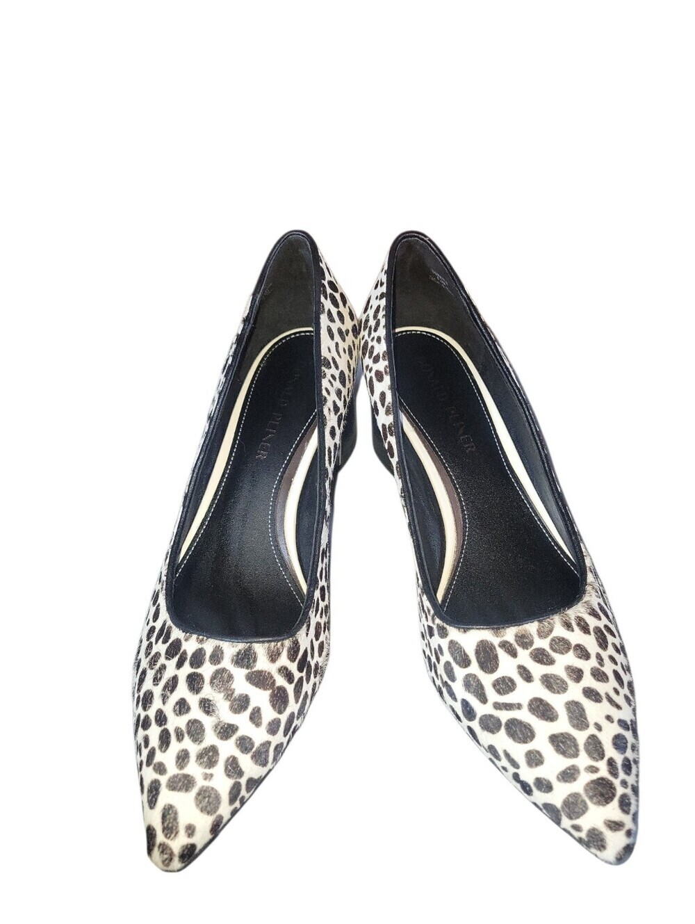 Donald J. Pliner Suzette Women's Pointed Cheetah Printed Calf Hair Finish Pumps